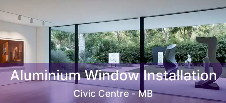 Aluminium Window Installation Civic Centre - MB