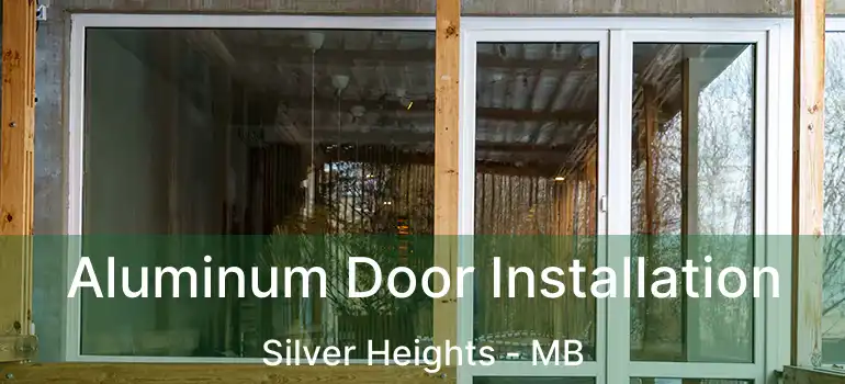 Aluminum Door Installation Silver Heights - MB
