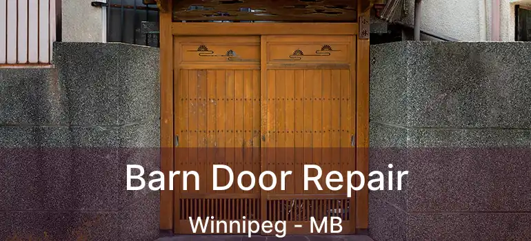  Barn Door Repair Winnipeg - MB