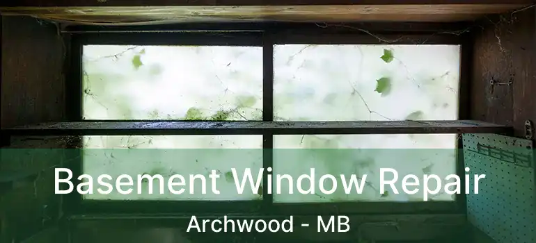 Basement Window Repair Archwood - MB
