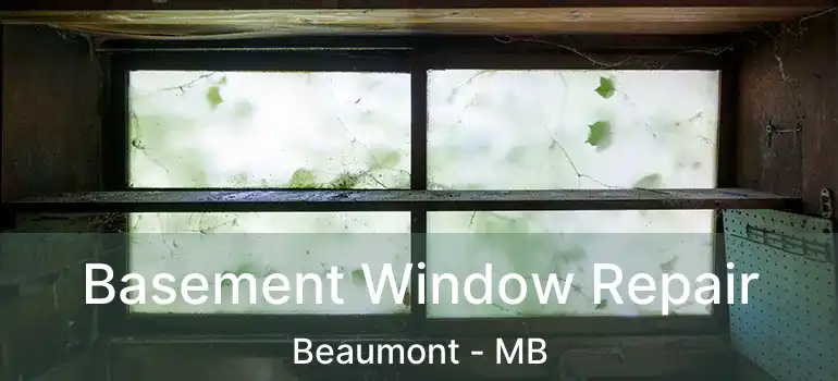 Basement Window Repair Beaumont - MB