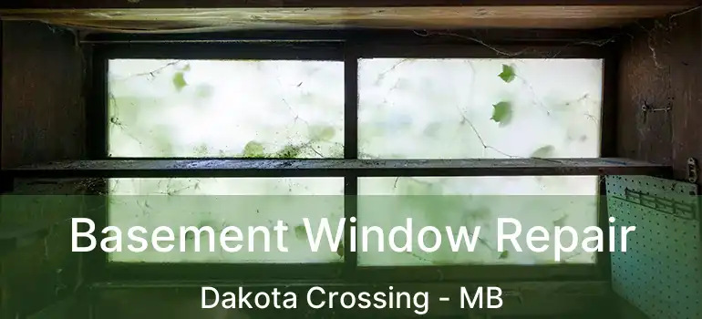  Basement Window Repair Dakota Crossing - MB