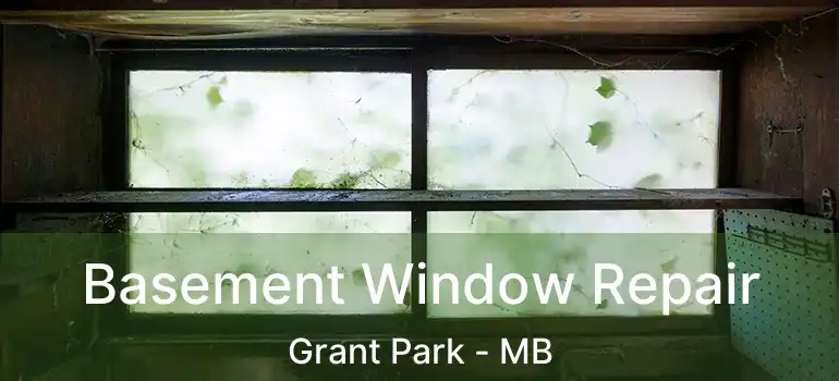 Basement Window Repair Grant Park - MB