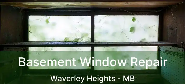 Basement Window Repair Waverley Heights - MB