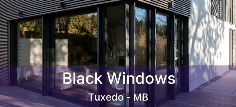 Black Windows Tuxedo - MB