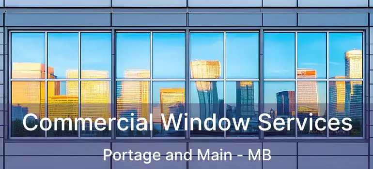 Commercial Window Services Portage and Main - MB