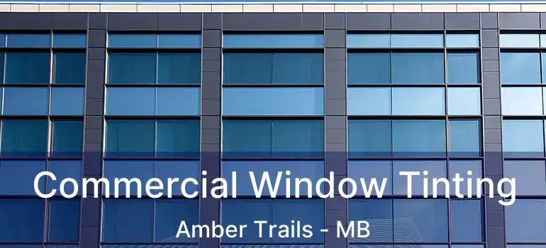 Commercial Window Tinting Amber Trails - MB