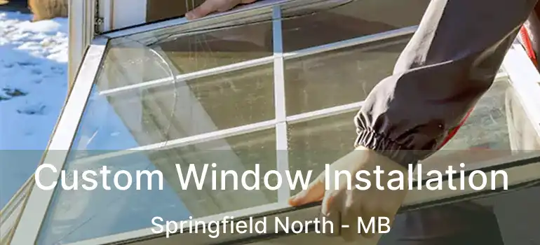  Custom Window Installation Springfield North - MB
