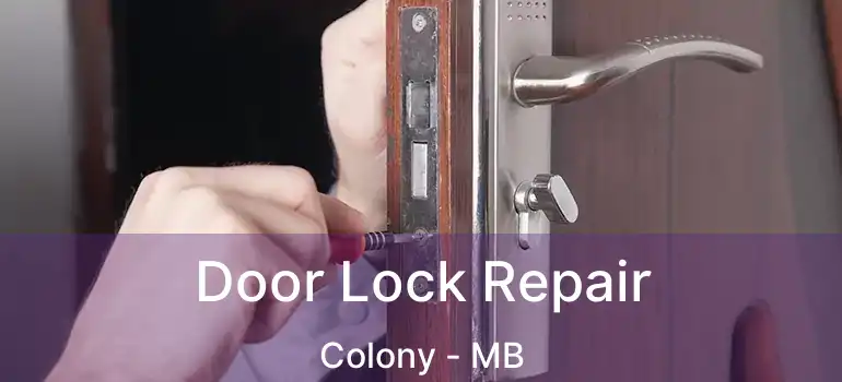 Door Lock Repair Colony - MB
