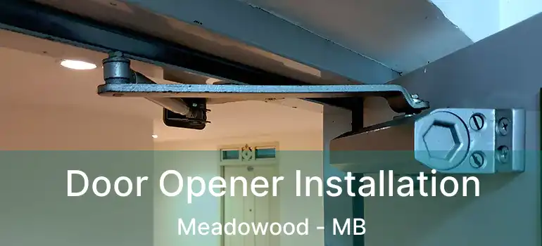 Door Opener Installation Meadowood - MB