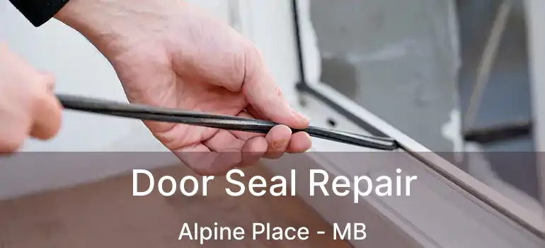 Door Seal Repair Alpine Place - MB