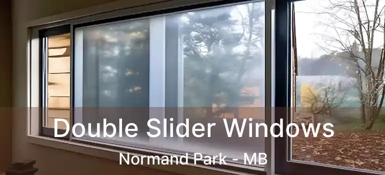  Double Slider Windows Normand Park - MB