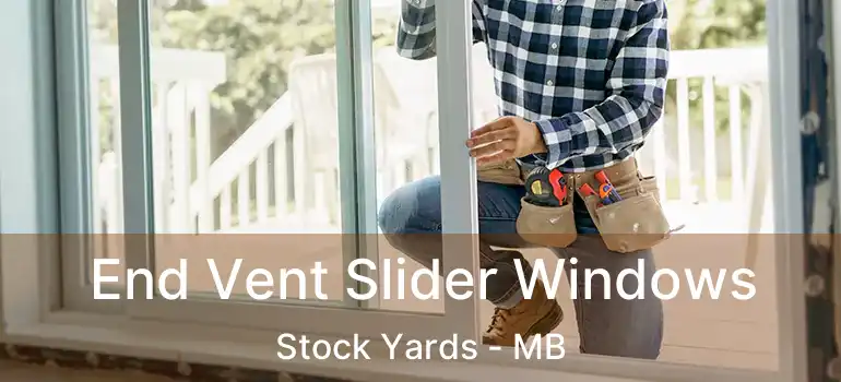  End Vent Slider Windows Stock Yards - MB