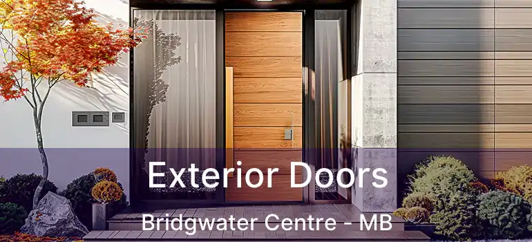 Exterior Doors Bridgwater Centre - MB