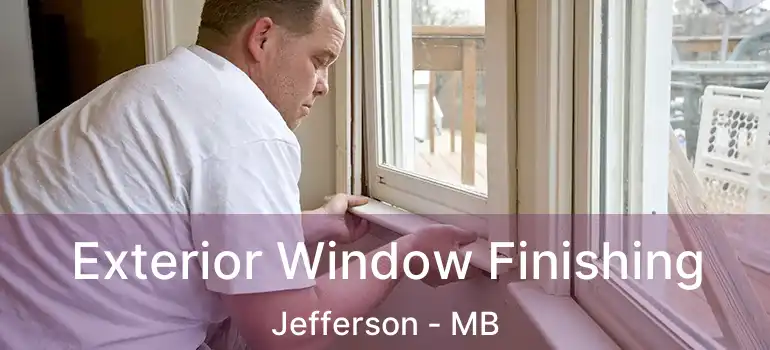  Exterior Window Finishing Jefferson - MB