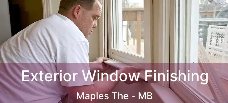 Exterior Window Finishing Maples The - MB