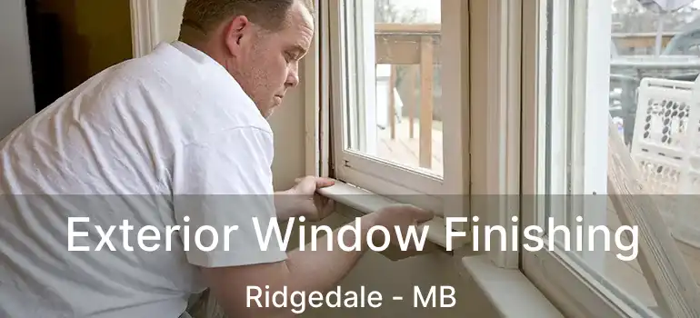  Exterior Window Finishing Ridgedale - MB