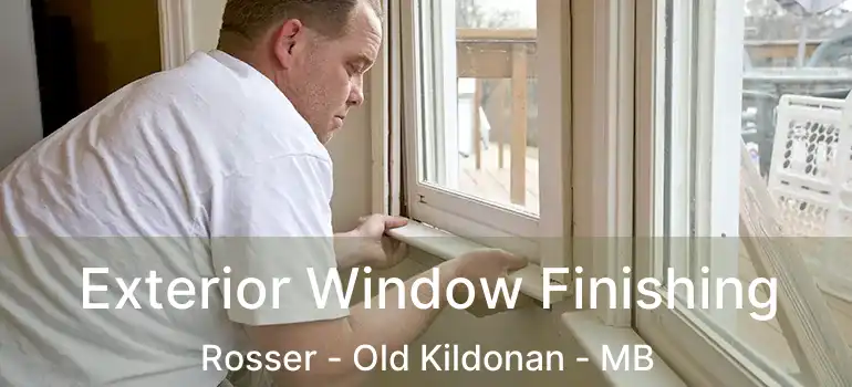 Exterior Window Finishing Rosser - Old Kildonan - MB