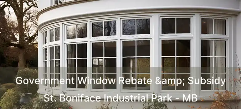 Government Window Rebate & Subsidy St. Boniface Industrial Park - MB