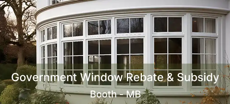 Government Window Rebate & Subsidy Booth - MB