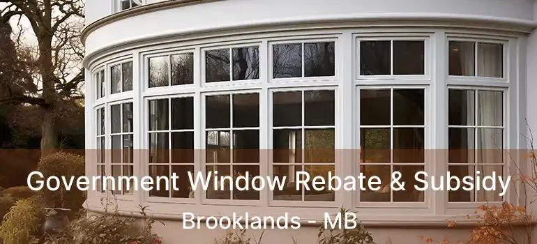 Government Window Rebate & Subsidy Brooklands - MB