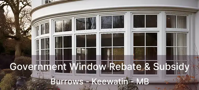 Government Window Rebate & Subsidy Burrows - Keewatin - MB