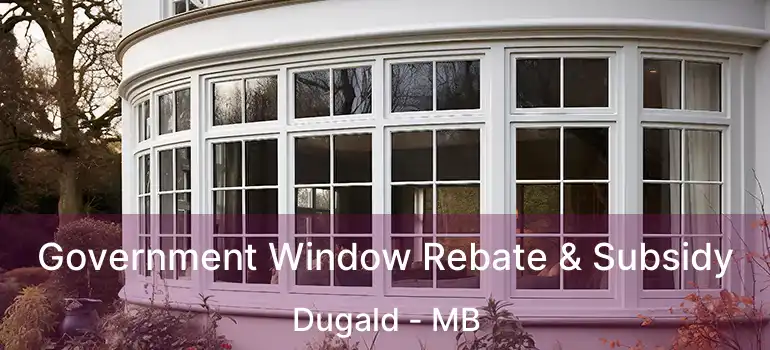 Government Window Rebate & Subsidy Dugald - MB