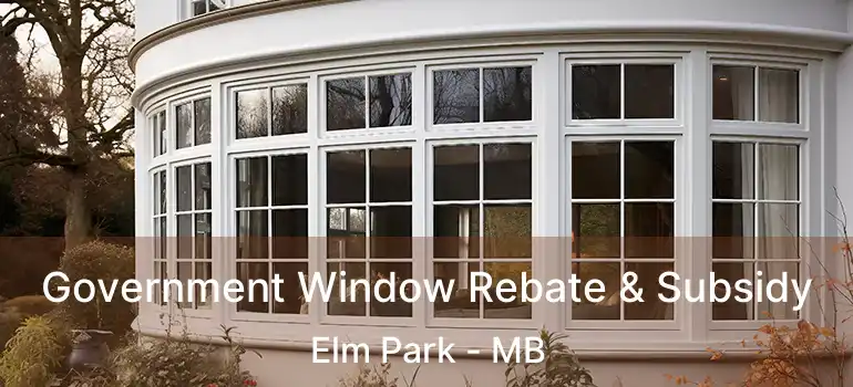 Government Window Rebate & Subsidy Elm Park - MB