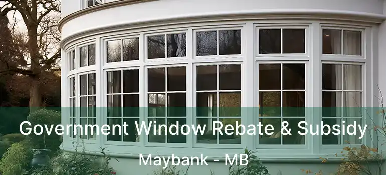 Government Window Rebate & Subsidy Maybank - MB