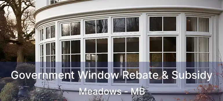 Government Window Rebate & Subsidy Meadows - MB