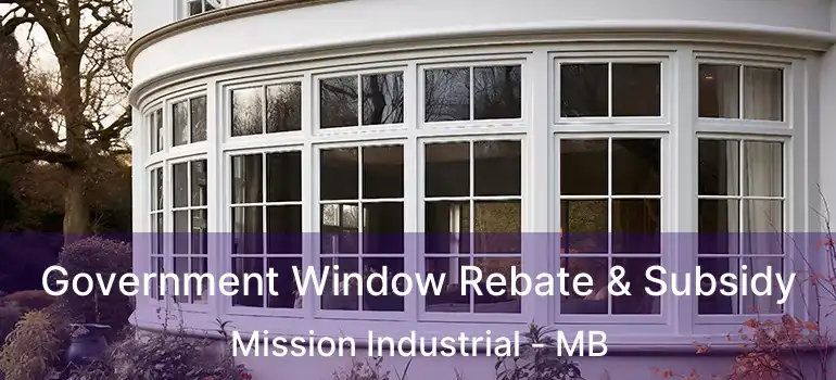 Government Window Rebate & Subsidy Mission Industrial - MB
