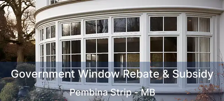 Government Window Rebate & Subsidy Pembina Strip - MB