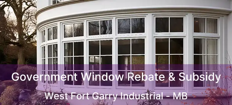 Government Window Rebate & Subsidy West Fort Garry Industrial - MB