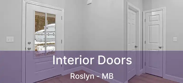 Interior Doors Roslyn - MB