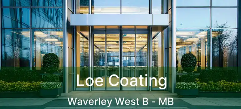 Loe Coating Waverley West B - MB
