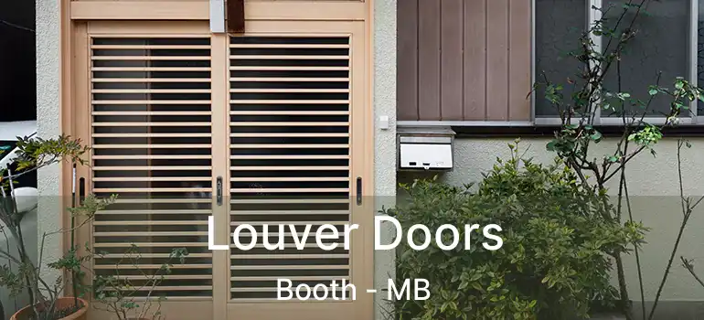Louver Doors Booth - MB