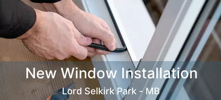 New Window Installation Lord Selkirk Park - MB
