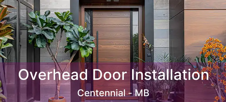  Overhead Door Installation Centennial - MB