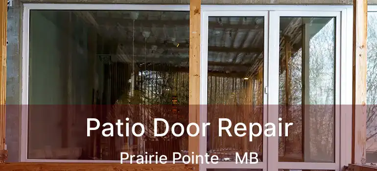  Patio Door Repair Prairie Pointe - MB
