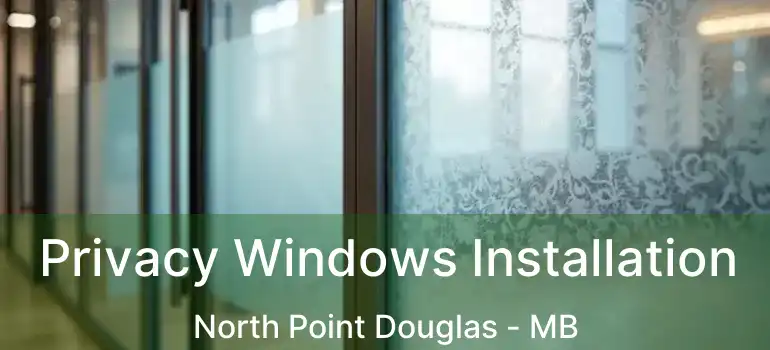  Privacy Windows Installation North Point Douglas - MB
