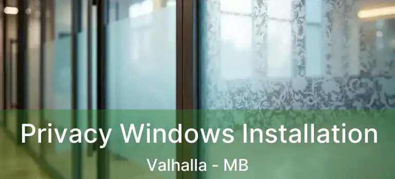 Privacy Windows Installation Valhalla - MB