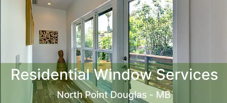 Residential Window Services North Point Douglas - MB