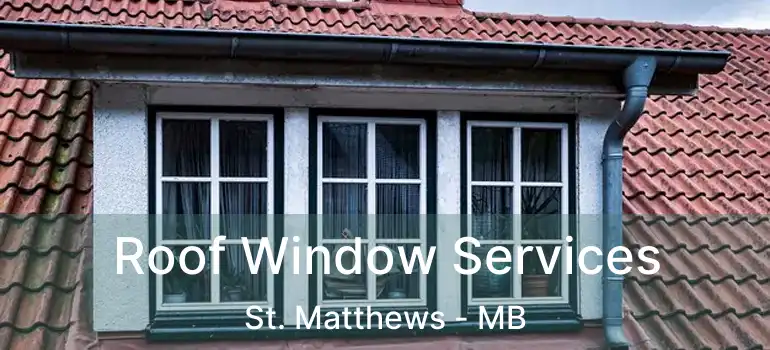 Roof Window Services St. Matthews - MB