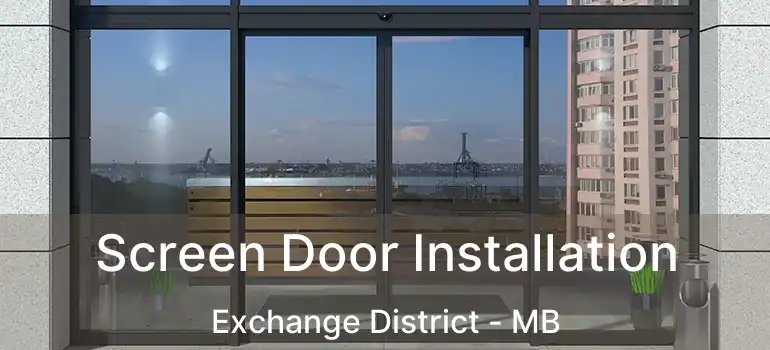  Screen Door Installation Exchange District - MB