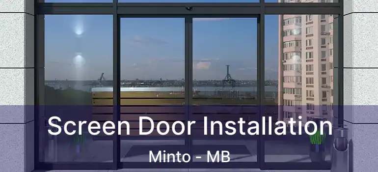 Screen Door Installation Minto - MB