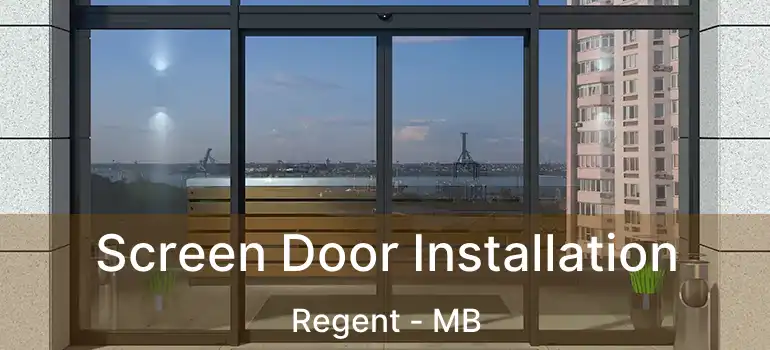 Screen Door Installation Regent - MB