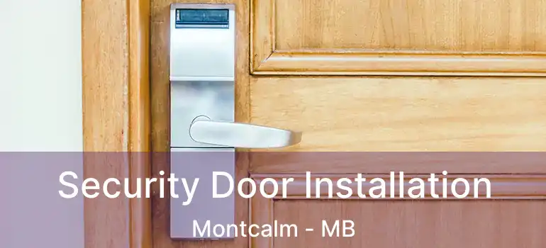 Security Door Installation Montcalm - MB
