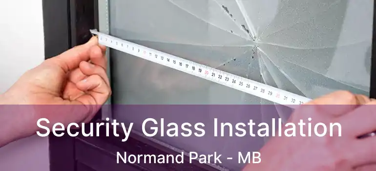  Security Glass Installation Normand Park - MB