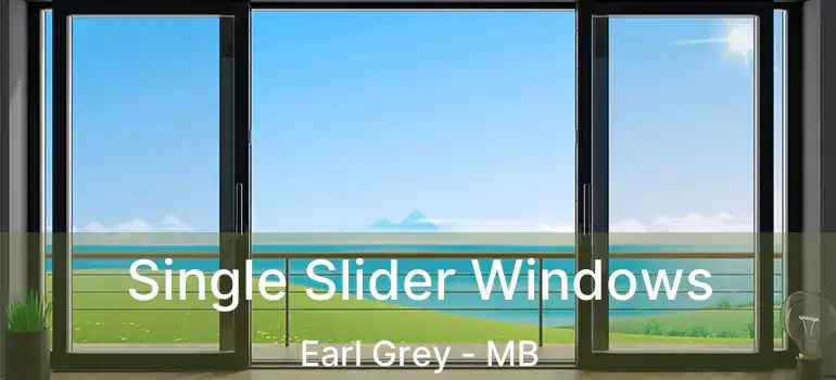 Single Slider Windows Earl Grey - MB