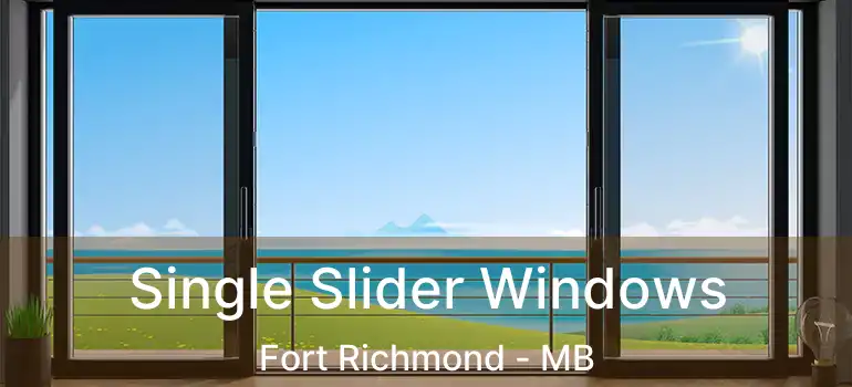  Single Slider Windows Fort Richmond - MB